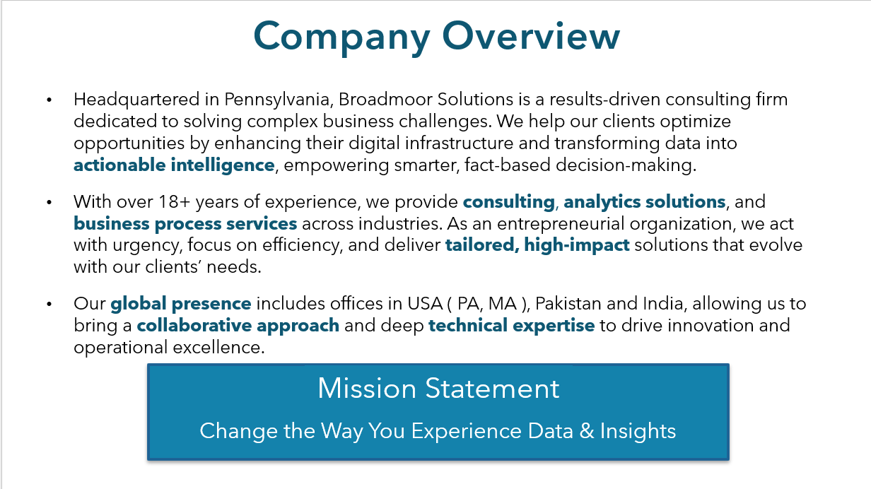 Company Overview